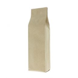 Seitenfalten-Kaffeebeutel Kraftpapier - Braun