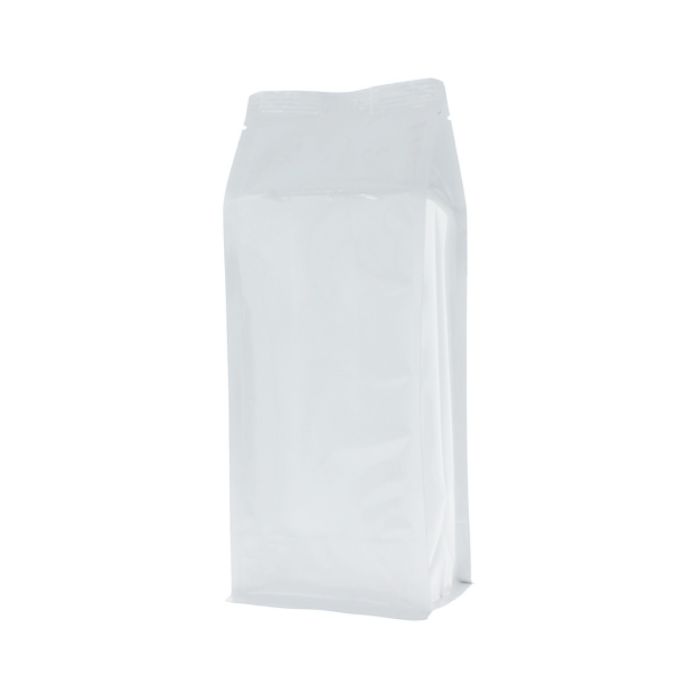 Flachbodenbeutel - glanzend weiss - 140x350+{47,5+47,5} mm (2,8 lt)