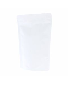 Standbodenbeutel - matt weiss - 95x150+{30+30} mm (100-125ml)