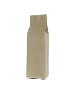 Seitenfaltenbeutel Kraftpapier - braun - 135x390+{40+40} mm (2,8-3,3 ltr)