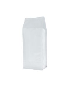 Flachbodenbeutel - glanzend weiss - 140x350+{47,5+47,5} mm (2,8 lt)