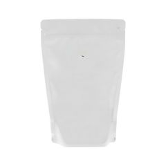 Kaffeebeutel - matt weiss (100% recycelbar)