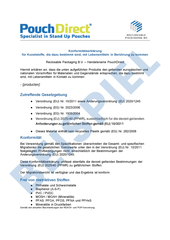 Zertifizierung und Dokumentation